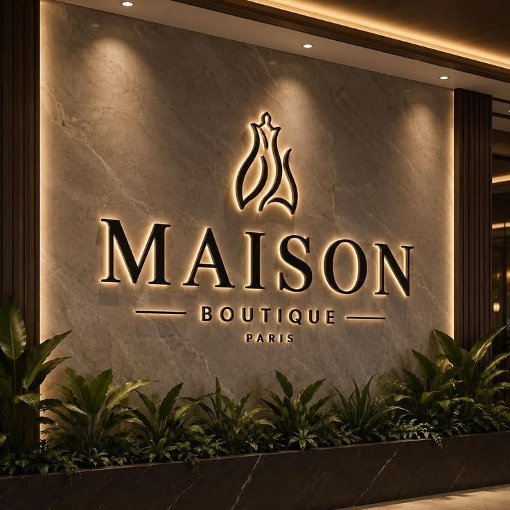 Halo lit letters, custom metal backlit sign icon - quicksignage.com