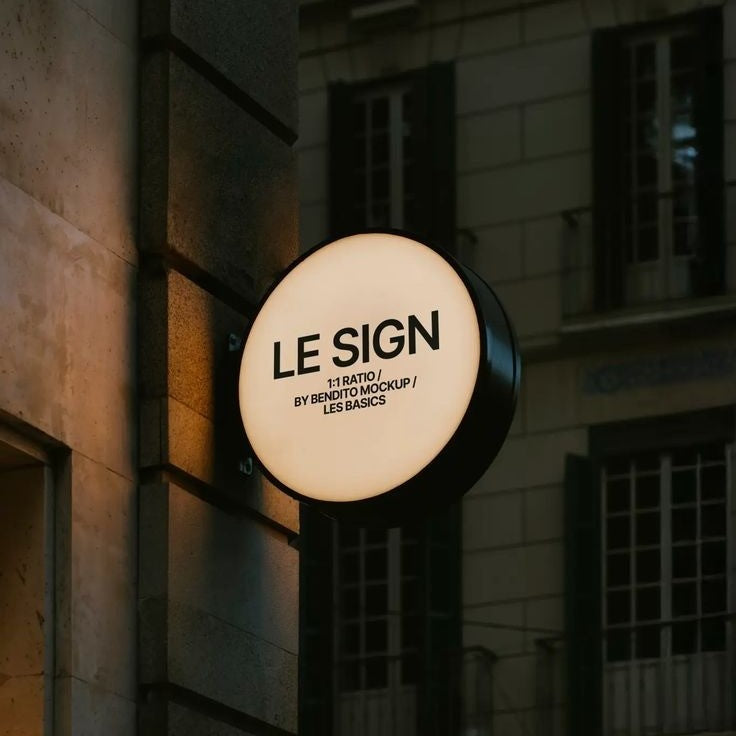 Lightbox cabinet backlit sign icon - quicksignage.com